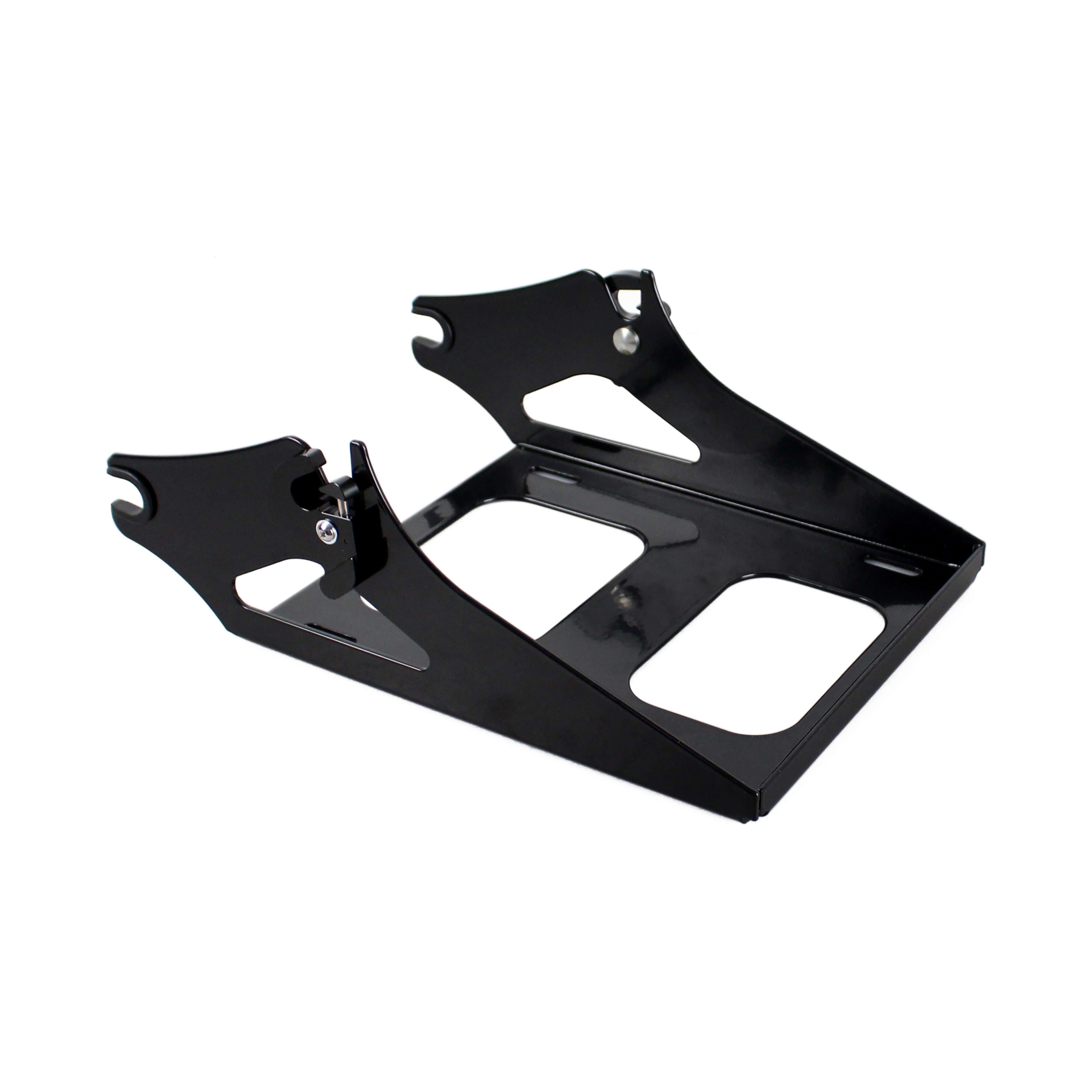 Black / Chrome Luggage Rack Detachable Tour-Pak For Harley Touring Road King 2014-Later - zjmoto