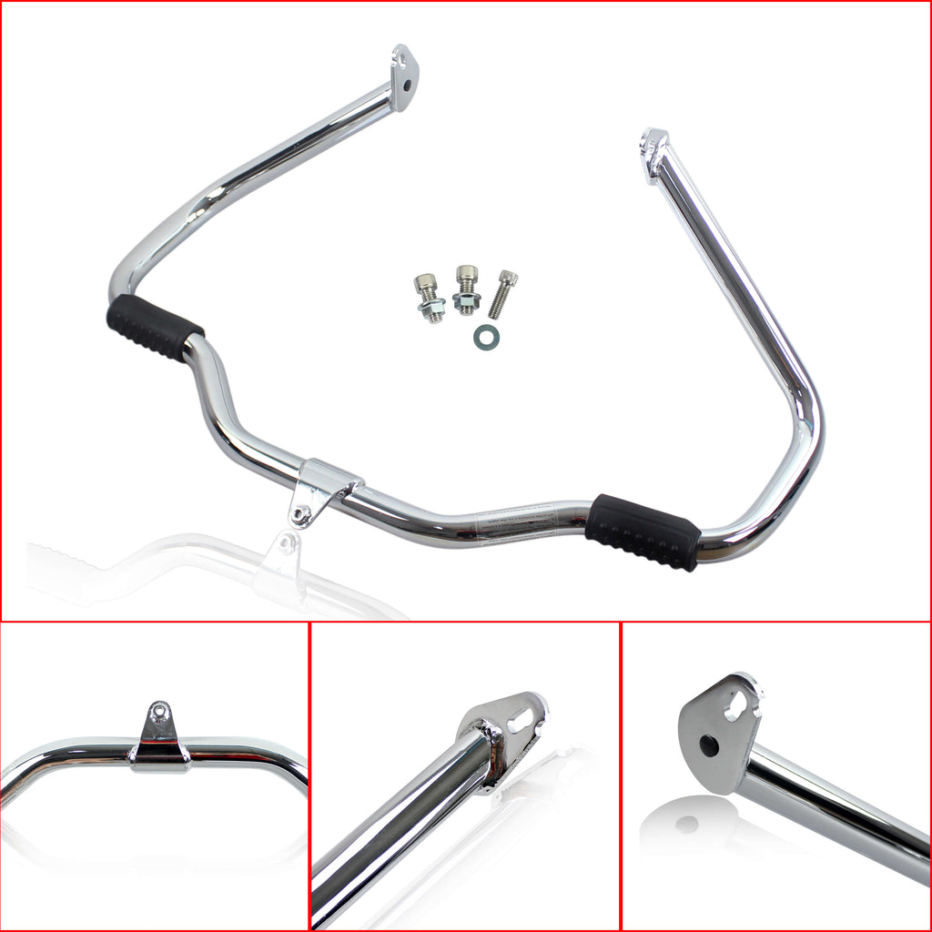 Chrome 1-1/4" Crash Bar For Harley 1997-2008 Touring Models - zjmoto