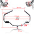 Chrome 1-1/4" Crash Bar For Harley 1997-2008 Touring Models - zjmoto