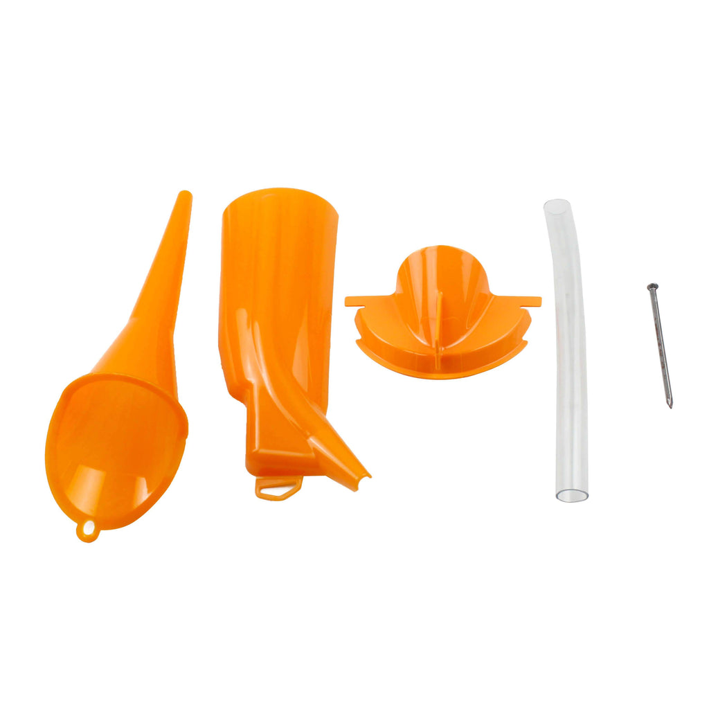Crankcase Fill Funnel + Primary Case Oil Fill + Drip-Free Oil Funnel For Harley - zjmoto