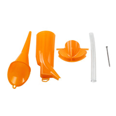 Crankcase Fill Funnel + Primary Case Oil Fill + Drip-Free Oil Funnel For Harley - zjmoto