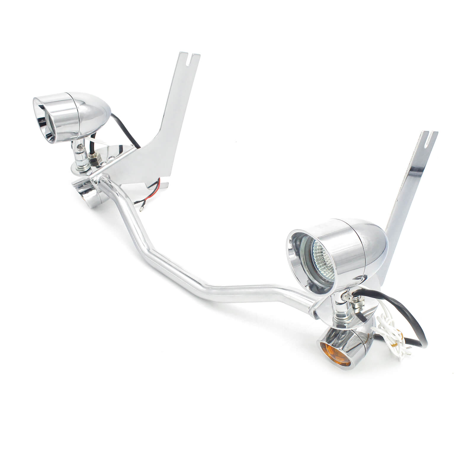 Auxiliary Lighting Bracket Spot Fog Light Turn Signal For Harley Street Glide Road King - zjmoto
