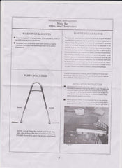 Motorcycle 20" Tall Passenger Sissy Bar Backrest For Harley XL883 XL1200 2004-2017 - zjmoto