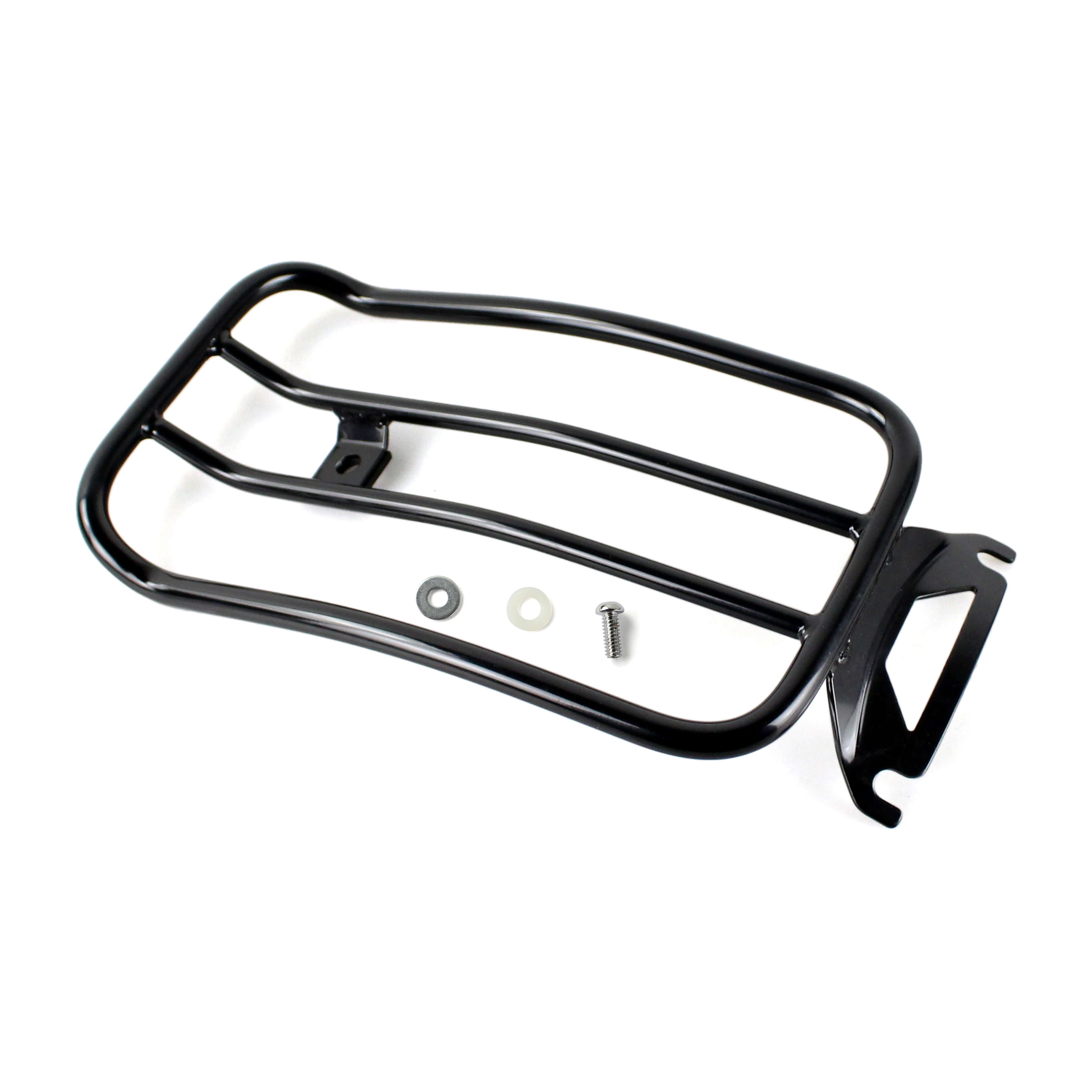 Fender Solo Seat Luggage Rack Carrier For Harley Road King Electra Glide FLHT FLHR - zjmoto