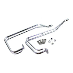 Motorcycle Twin Rail Saddlebag Guard Kit For Harley Touring 2009-2013 - zjmoto
