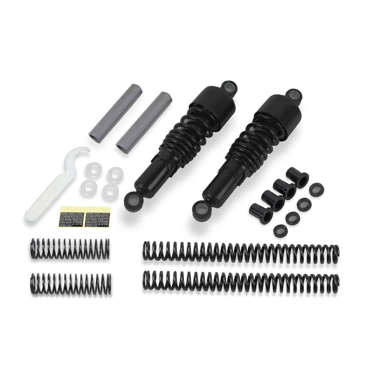 Motorcycle 10.5" Rear Suspension Shock Absorber For 91-16Harley Dyna - zjmoto
