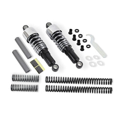 Motorcycle 10.5" Shock Absorbers Lowering Kit For Harley Dyna Models FXD 1991-2005 - zjmoto